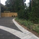 Asphalt Driveway With Paver Detail