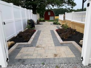 Beloit Ohio brick paver walkway installation