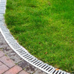 Curved Iron Grid Drainage System