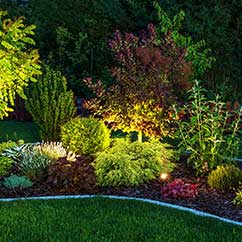 Landscape lighting design and installation